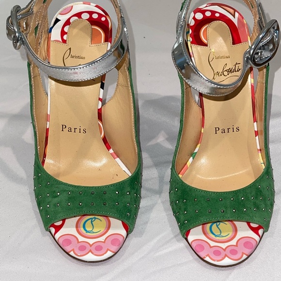 Christian Louboutin Loopinga Toe Plume 100 - Picture 3 of 12